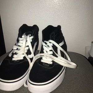 Black high top vans